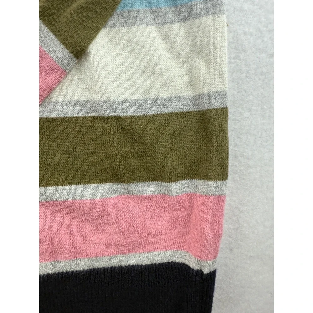 Talbots Striped Sweater Colorful Knit Long‎ Sleeve Crew Neck Classic Womens